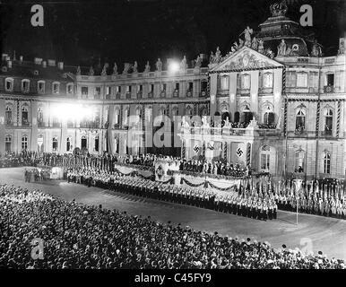 Goebbels parle à la 6.Reichstag allemand pour les expatriés Banque D'Images