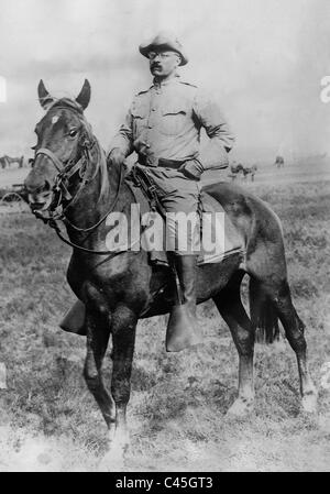 Theodore Roosevelt dans la guerre hispano-américaine, 1898 Banque D'Images