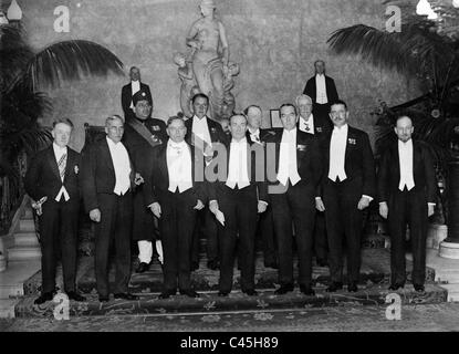 Winston Churchill avec les dirigeants de l'état dans l'Empire Conférence, 1926 Banque D'Images