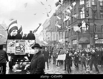 Campagne électorale de la DVP dans la République de Weimar, 1924 Banque D'Images