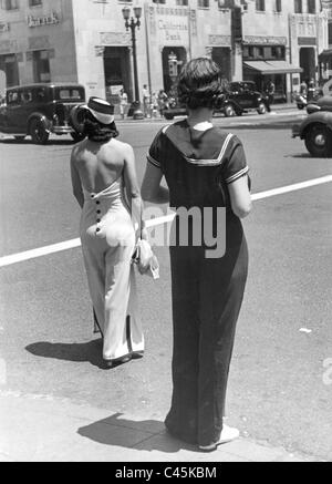 La mode féminine à partir de 1935 Banque D'Images