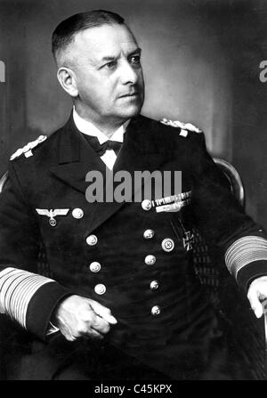 Amiral de la flotte Erich Raeder Banque D'Images