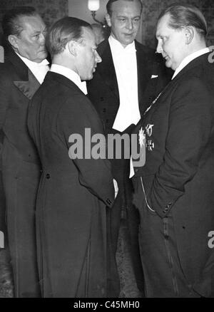 Ruehmann Heinz en conversation avec Hermann Goering, 1937 Banque D'Images