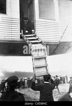 Le dirigeable Zeppelin LZ 'Schwaben" (10), 1911 Banque D'Images
