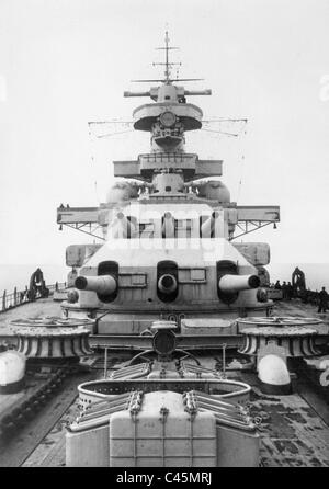 Le cuirassé Scharnhorst Banque D'Images