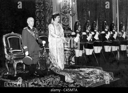 Le roi Victor Emmanuel III d'Italie, 1939 Banque D'Images