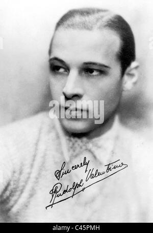 Rudolph Valentino Banque D'Images