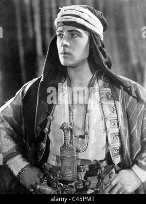 Rudolph Valentino dans 'le fils du Cheikh ', 1926 Banque D'Images