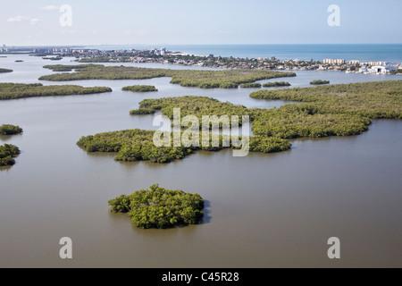 Fort Myers Beach et Rocky Bay area Banque D'Images