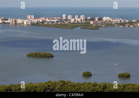 Fort Myers Beach et Rocky Bay area Banque D'Images