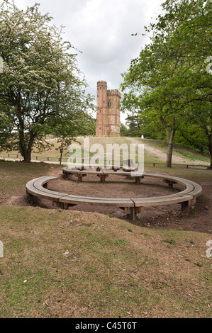 Leith Hill, point le plus élevé dans la région de Surrey Banque D'Images