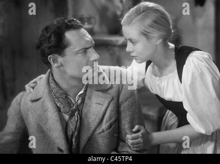 Gustav Diessl et Hertha Thiele dans 'White Majesty' 1934 Banque D'Images