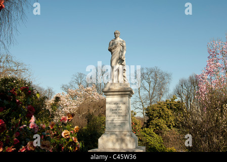 Statue de Palmerston à Palmerston Park Southampton Hampshire UK Banque D'Images