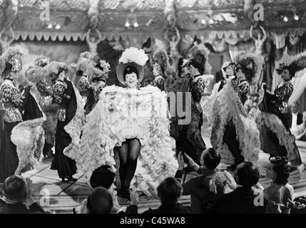 Les danseurs dansent Cancan, 1939 Banque D'Images