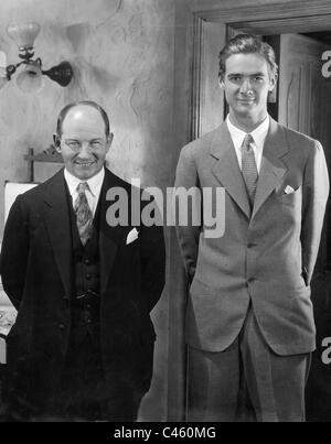 Anthony Fokker et Howard Hughes, 1927 Banque D'Images