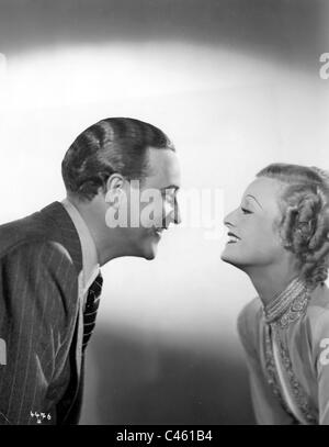Willy Fritsch et Lilian Harvey dans 'Les enfants de fortune', 1936 Banque D'Images