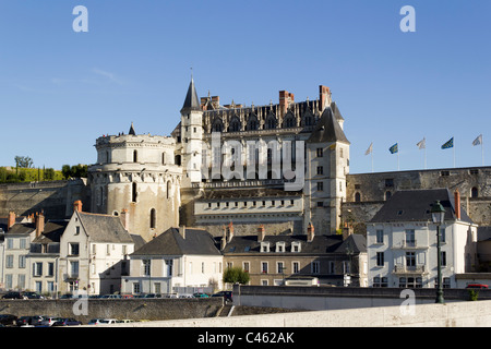 Château historique d'Amboise, Amboise, Indre-et-Loire, France Banque D'Images