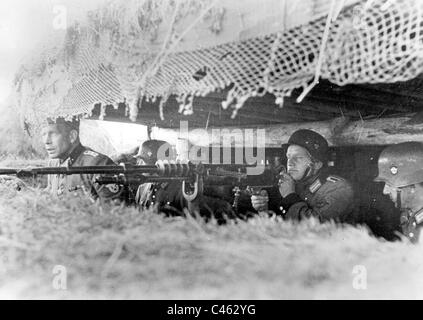 La police allemande sur le front de l'Est, 1942 Banque D'Images