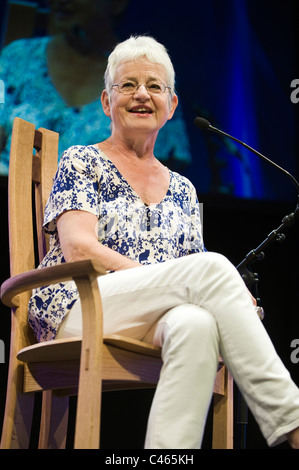 Dame Jacqueline Wilson, auteur de l'enfant photographié à Hay Festival 2011 Banque D'Images