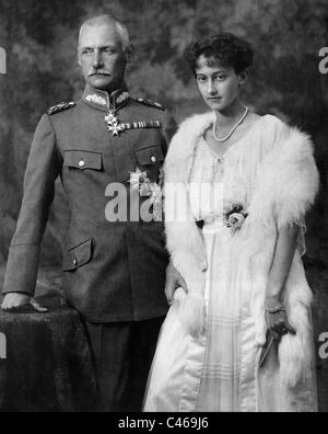 Le Prince Rupprecht de Bavière et de la princesse Antonia de Luxembourg, 1918 Banque D'Images