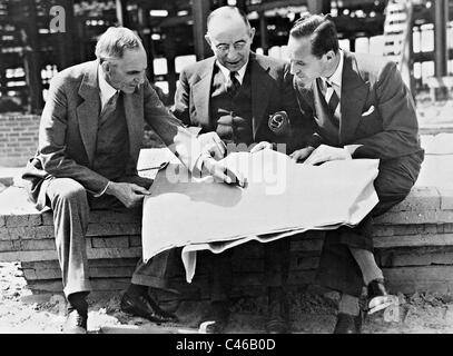 Son fils, Henry Ford Edsel et John Wandersee, 1938 Banque D'Images