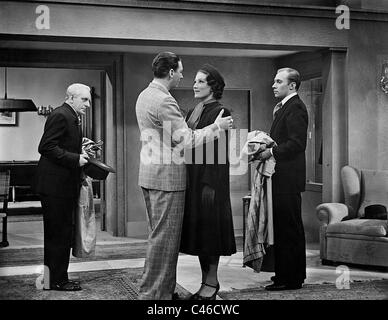 Karl Platine, Willy Birgel, Brigitte Horney et Carl Raddatz dans 'Dead Melody', 1938 Banque D'Images