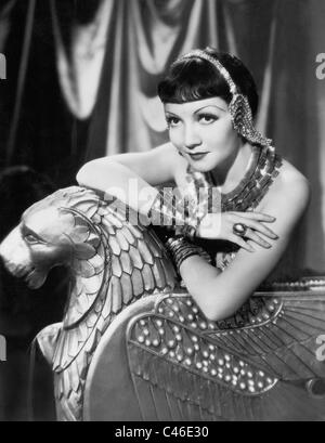 Claudette Colbert dans 'Cléopâtre', 1934 Banque D'Images