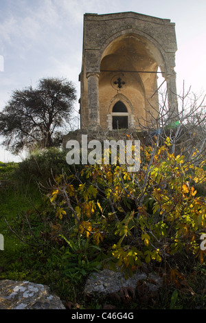 Photographie d'un vieux churchof l'archidiocèse de l'église orthodoxe grecque près de la ville moderne de Nazareth en date du au Banque D'Images