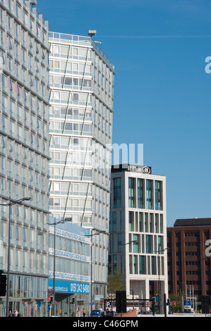 Nouveaux appartements et l'hôtel Hilton à 'Liverpool', un complexe résidentiel et de loisirs. Liverpool. UK. Banque D'Images