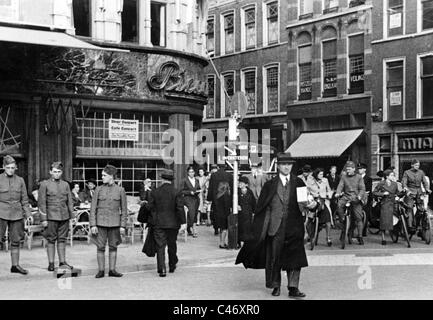 Seconde Guerre mondiale : Front de l'Ouest. Les Pays-Bas sous l'occupation allemande, 1940 - 1944 Banque D'Images