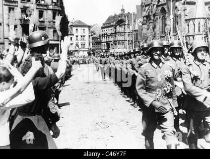 Seconde Guerre mondiale : la revue de la victoire à Berlin et d'autres villes d'Allemagne, Juillet 1940 Banque D'Images