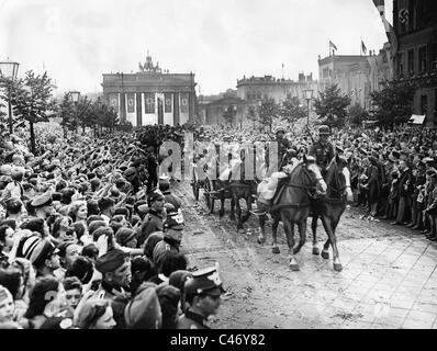 Seconde Guerre mondiale : la revue de la victoire à Berlin et d'autres villes d'Allemagne, Juillet 1940 Banque D'Images