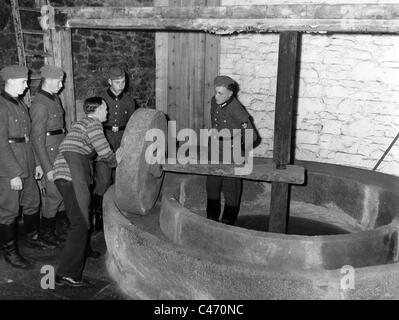 Les membres de la SAR sur les îles Anglo-Normandes, 1942 Banque D'Images