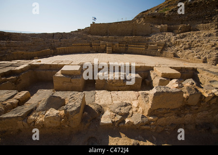 Photo de l'amphithéâtre romain de l'ancienne ville de Tibériade en Galilée Banque D'Images