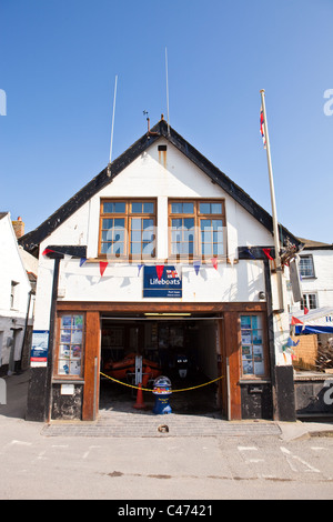 Station de sauvetage à Port Isaac, Cornwall Banque D'Images