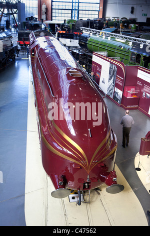 La duchesse d'Hamilton simplifié préservés locomotive à vapeur le National Railway Museum à York Banque D'Images