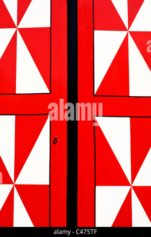 Détail de charpente au château de Haar près d'Utrecht aux Pays-Bas Banque D'Images