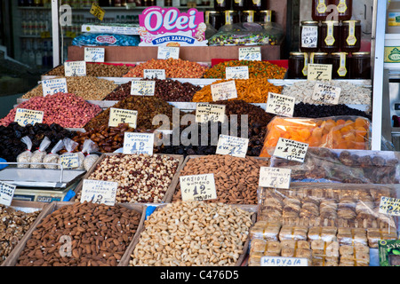 Marché Central ou Kentriki Agora, Athènes Grèce Banque D'Images