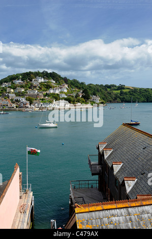 Avis de kingswear de Dartmouth devon england uk Banque D'Images