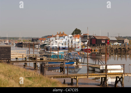 Port de Southwold photographié d'Walberswick dans Suffolk , Angleterre , Angleterre , Royaume-Uni Banque D'Images