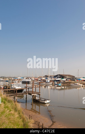 Port de Southwold photographié d'Walberswick dans Suffolk , Angleterre , Angleterre , Royaume-Uni Banque D'Images