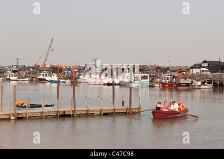 Le ferry à Southwold Walberswick photographié d'Walberswick dans Suffolk , Angleterre , Angleterre , Royaume-Uni Banque D'Images