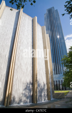 Gerald D. Hines Waterwall Park, Houston, Texas, USA Banque D'Images