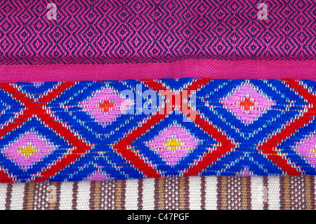 Close-up of multi-colored fabric, Taiwan Banque D'Images