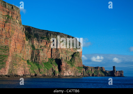 L'île d'Orkney de Hoy, St John's Head cliffs Banque D'Images