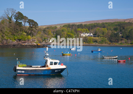 Harbout Portree, Isle of Skye, région des Highlands, Ecosse Banque D'Images