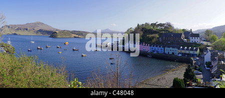 Harbout Portree, Isle of Skye, région des Highlands, Ecosse Banque D'Images