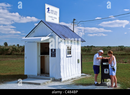 Nous joindre Bureau de poste à Ochopee en Floride est le plus petit bureau de poste dans la United States Banque D'Images