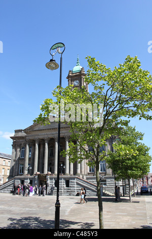 Hôtel de Ville de Birkenhead, Hamilton Square, le Merseyside Banque D'Images