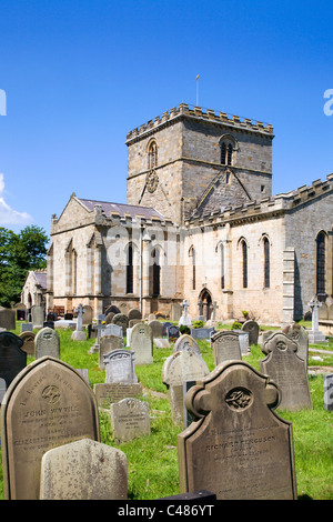 Eglise paroissiale St Oswalds Rochester North Yorkshire Angleterre Banque D'Images